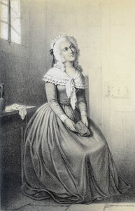 Mme Elisabeth in „Galerie historique de la Revolution française“ von Albert Maurin von French School