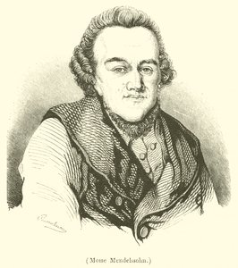 Moses Mendelssohn von French School