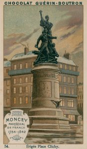 Moncey, Marschall von Frankreich, 1754-1842, errichtet am Place Clichy von French School