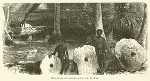 Steinmünzen der Insel Yap von French School