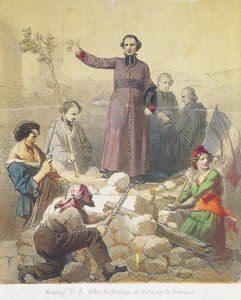 Monseigneur Affre, 25. Juni 1848 von French School
