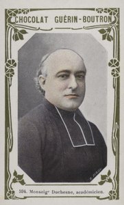 Monsignore Duchesne, Akademiemitglied von French School
