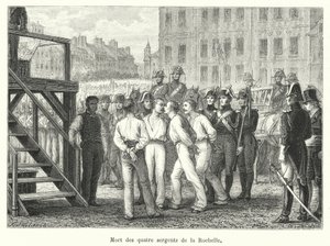 Tod der vier Sergeanten von La Rochelle von French School