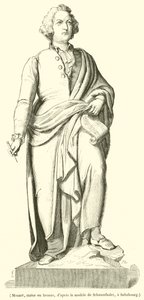 Mozart, Bronzestatue von French School