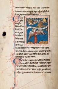 Ms65 f29v, Kommentar zur Apokalypse des Heiligen Johannes, spätes 13. Jahrhundert von French School