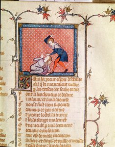 Die Gewalt der Eifersucht, aus dem Roman de la Rose, ca. 1487-95 von French School