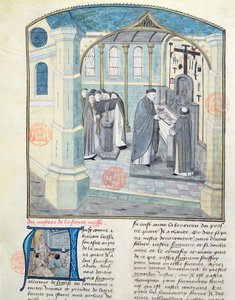 Ms 1560 Das Geheimnis der Heiligen Messe, aus Fleur des Histoires