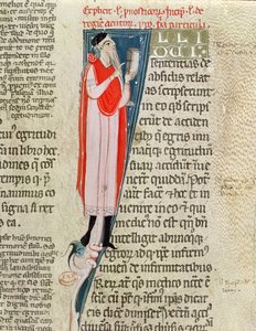 Ein Arzt lehrt, aus Aphorismen von Hippokrates mit einem Kommentar von Claudius Galenus