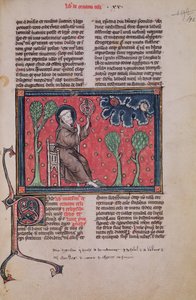 Ms 320 Fol.192 Der Himmel, aus De Natura rerum von Thomas von Cantimpré (1201-72) von French School