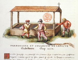 Ms 3243 Der Brunnen von Saint-Pardoux, Puy-de-Dome, Illustration aus 