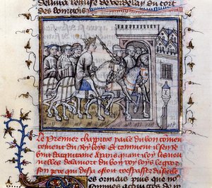 Ms 783 St. Louis (1215-70) von Frankreich (Pergament) von French School