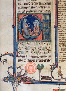 Ms 870 fo.5 Schulszene, 1494