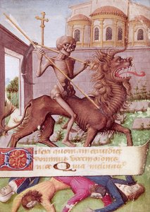 Ms 89 fol.88 Der Triumph des Todes, aus einem Stundenbuch von French School