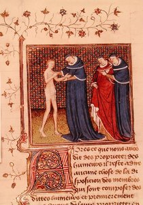 Ms Fr 22531 Fol.58v. Untersuchung eines Patienten, aus 