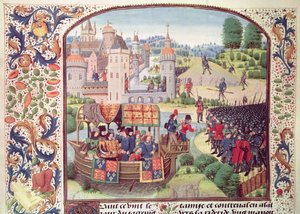 Ms Fr 2644 fol.154v Der Tower of London, aus Froissarts Chronik