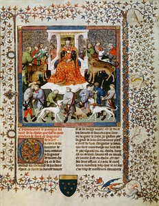 Vorbereitung auf die Jagd, aus dem Livre de la Chasse von Gaston Phebus de Foix (1331-91)