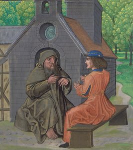 Der Einsiedler unterrichtet den Ritter, aus 