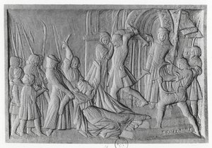 Mord an Bischof Waldric (Gravur)