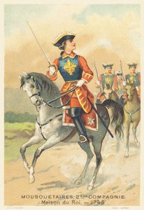 Musketiere, 2. Kompanie, Königshaus im Jahr 1745 von French School