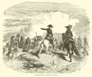Napoleon am Berg Tabor (Stich) von French School
