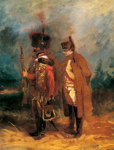 Napoleon während der Verteidigung Frankreichs 1814