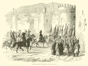 Napoleons Einzug in Kairo (Stich) von French School