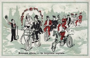 Neues Jahrhundert - das Hochzeitsfahrrad von French School