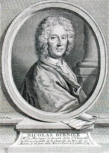 Nicolas Bernier (1665-1734), graviert von Etienne Fiquet (1719-94)