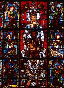 Notre-Dame de la Belle Verriere, aus dem südlichen Chor (Detail)
