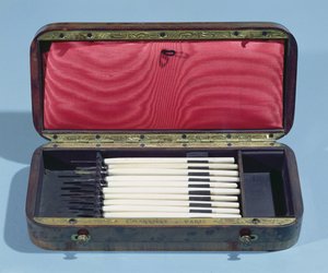 Augenarzt-Instrumentenkoffer, hergestellt von Charrière aus Paris von French School