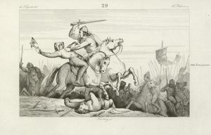 Odo, König von Westfranken, kämpft gegen die Wikinger
