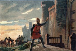 Hundertjähriger Krieg: Philipp VI. von Valois klopft an die Tür des Château de Broye