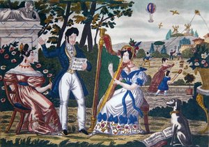 Konzert im Freien, ca. 1840
