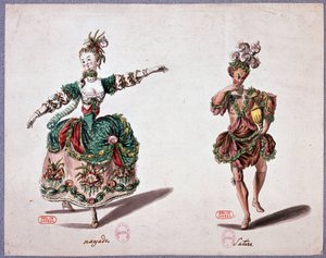 Opernkostüme: Najade und Satyr