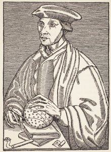 Oronce Fine, Illustration aus Histoire de la Nation Francaise, Sciences, Bände I & II, von Gabriel Hanotaux, 1924