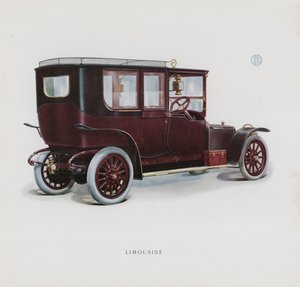 Seite aus dem Panhard & Levassor Katalog von French School