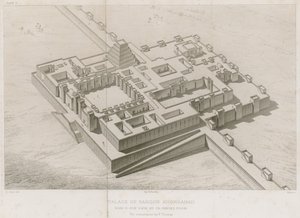 Palast von Sargon, Khorsabad von French School
