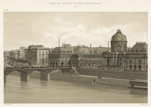 Palais des Instituts und Hotel der Münzen, 1877 von French School