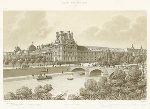 Palais des Tuileries, 1869 von French School
