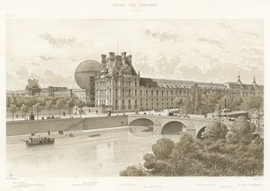 Palais des Tuileries, 1879 von French School