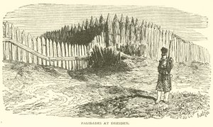 Palisaden in Dresden (Stich) von French School
