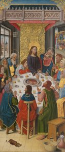 Tafeln vom Hochaltar der Kartause von Saint-Honoré, Thuison-les-Abbeville: Das letzte Abendmahl von French School