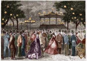 Paris: ein Sommerfreitag beim Konzert auf den Champs-Elysees
