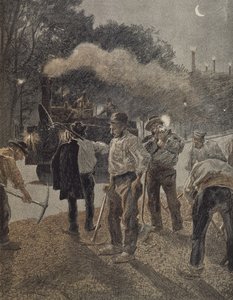 Paris, Nachtarbeit, Ende des 19. Jahrhunderts