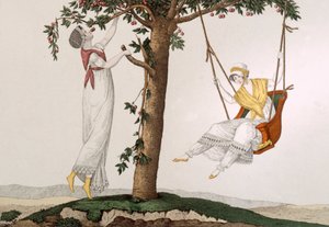 Pariser Damen in Montmorency, Tafel 41 aus Le Bon Genre, ca. 1810