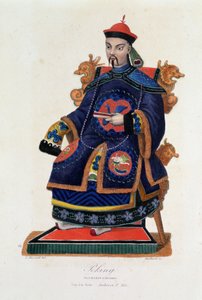 Peking: Chinesischer Mandarin - in "Bibliothèque universelle des Voyages" von Albert Montémont, Band 33, Paris, Stadtbibliothek von Saint Malo