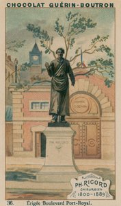 Ph. Ricord, Chirurg, 1800-1889, errichtet am Boulevard Port-Royal von French School