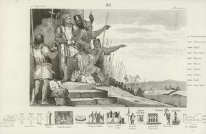 Philipp II. von Frankreich gewinnt die Schlacht von Bouvines nach Gebet, 1214