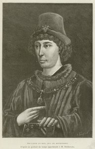 Philippe Le Bon, Herzog von Burgund (Stich) von French School