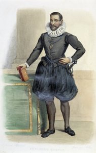 Philippe de Mornay, Herr von Plessis Marly, genannt Duplessis Mornay, französischer Staatsmann (1549-1623). - in „Le Plutarque francais“, Ed. Mennechet